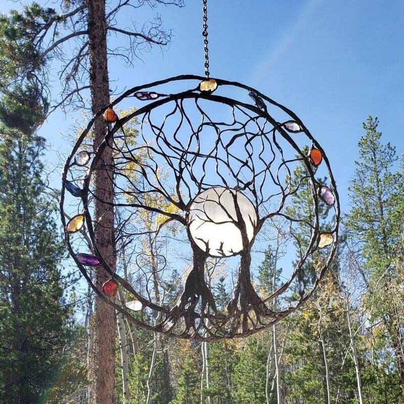 Circle Of Life - Metal Tree Wall Art
