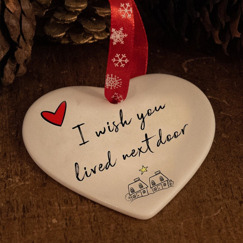 Ceramic Heart Hanging Ornament(💝Christamas Pre Sale Buy 2 Get 1 Free)