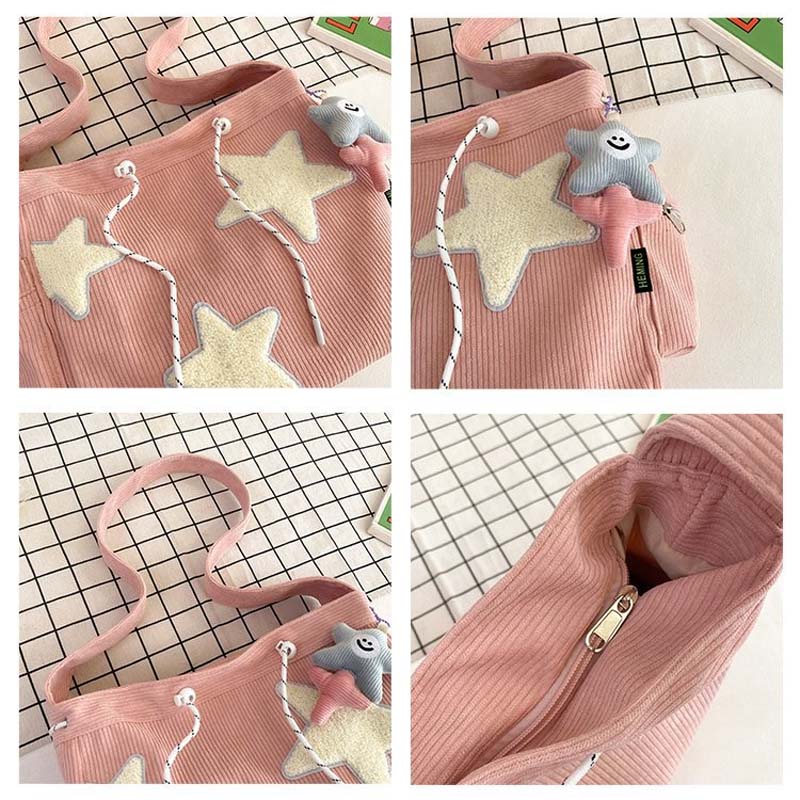 Star Pattern Cute Tote Bag
