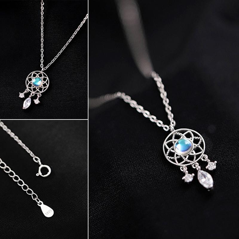 Moonlight Dreamcatcher Necklace