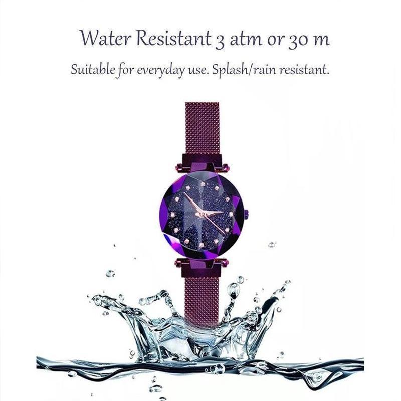 Waterproof Starry Sky Girl Wristwatch