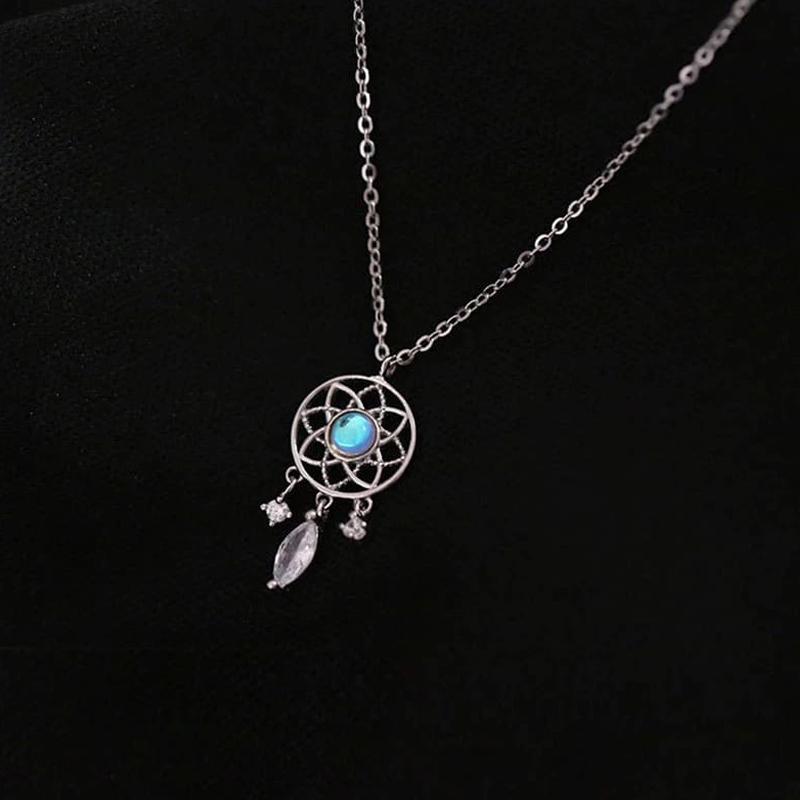 Moonlight Dreamcatcher Necklace