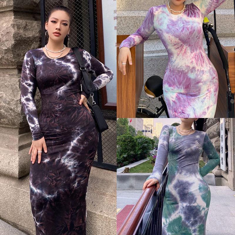 Women Tie Dye Print Dress