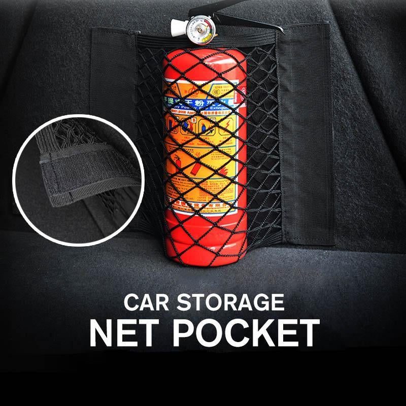 Auto storage mesh pocket