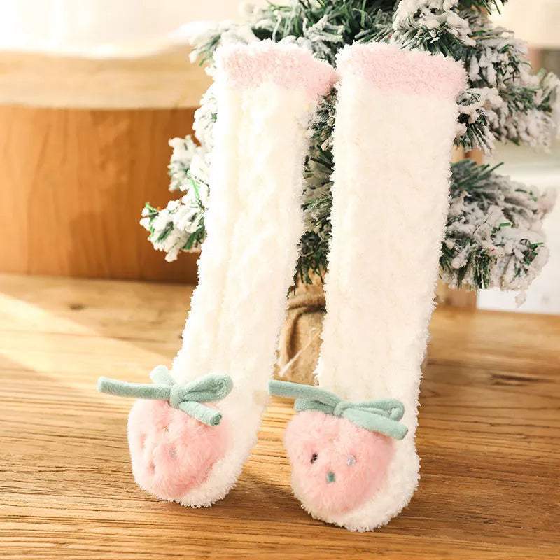 Children's Animal Coral Fleece Socks