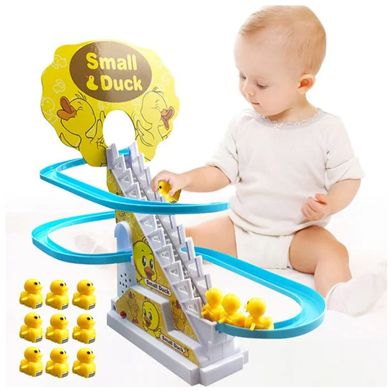 🦆Electric Duck Slide Track With Lights And Music🦆