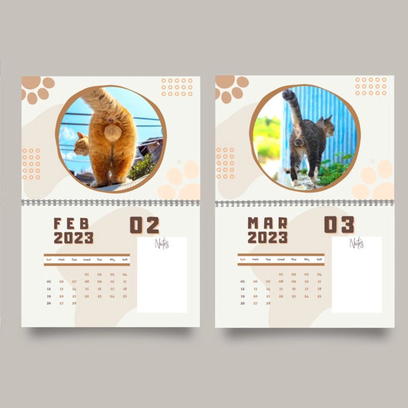 2023 Cats Buttholes Calendar