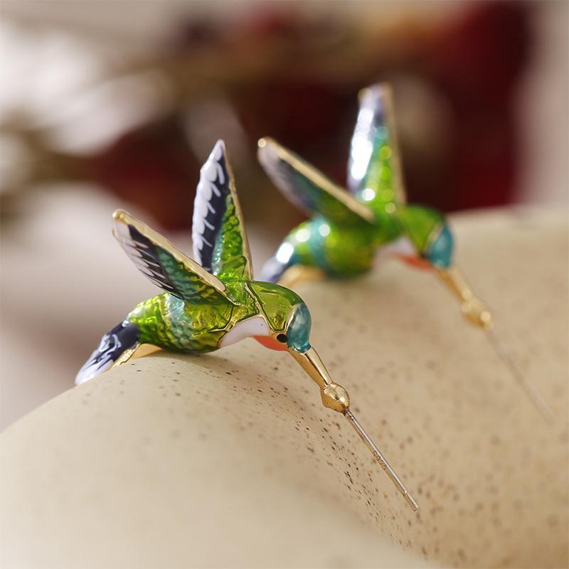 Cute Hummingbird Earrings