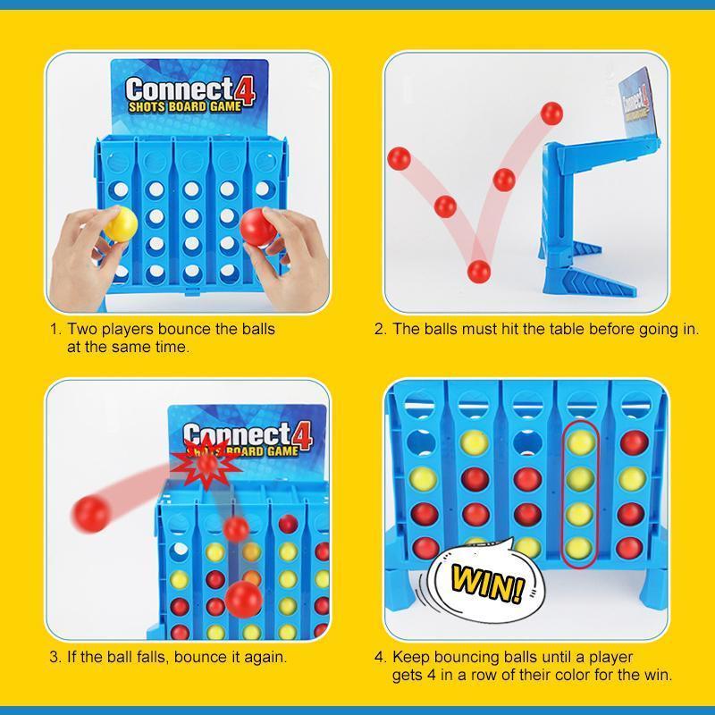 Connect 4 Shots Board Games Set For Kids
