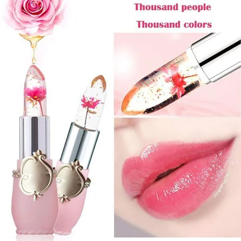 Crystal Jelly Flower Color Changing Lipstick
