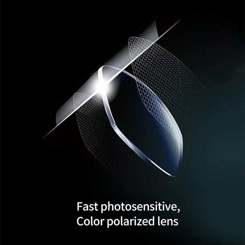 Photochromic Sunglasses with Anti-glare Polarized Lens