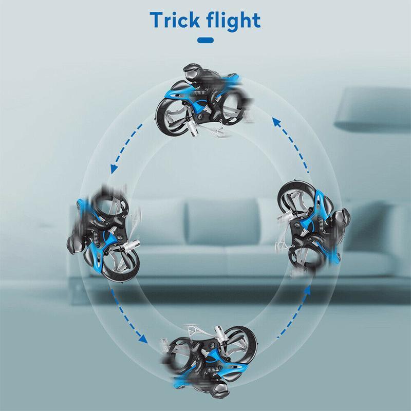 2 in 1 Land & Air Remote Control Flying Motorcycle