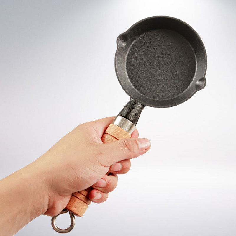 Small Omelette Pan With Wooden Handle