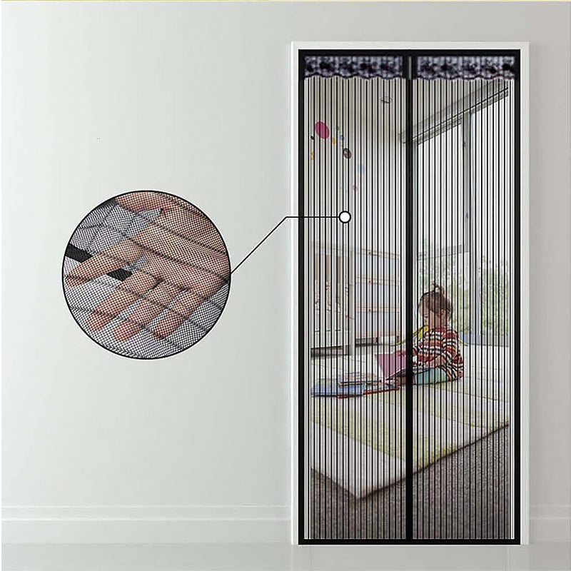 Homesup™Full Frame Velcro Magnetic Door Curtain