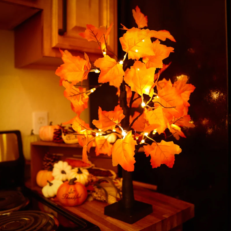 Maple Leaf LED Light Tree