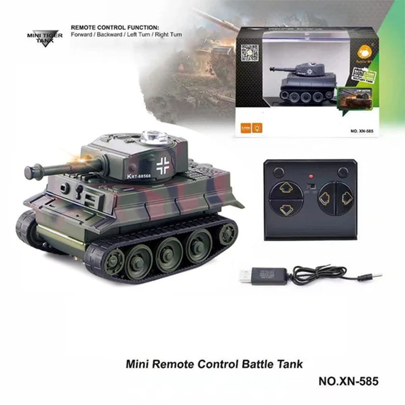 Mini remote control battle tank